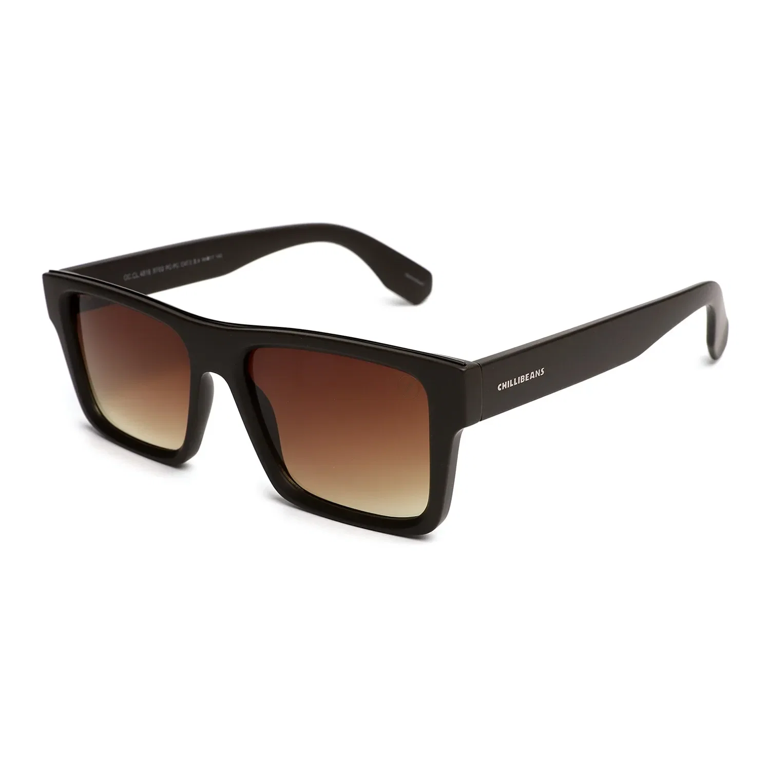 Óculos de Sol Masculino Chilli Beans Quadrado Degradê Marrom — imagem 1