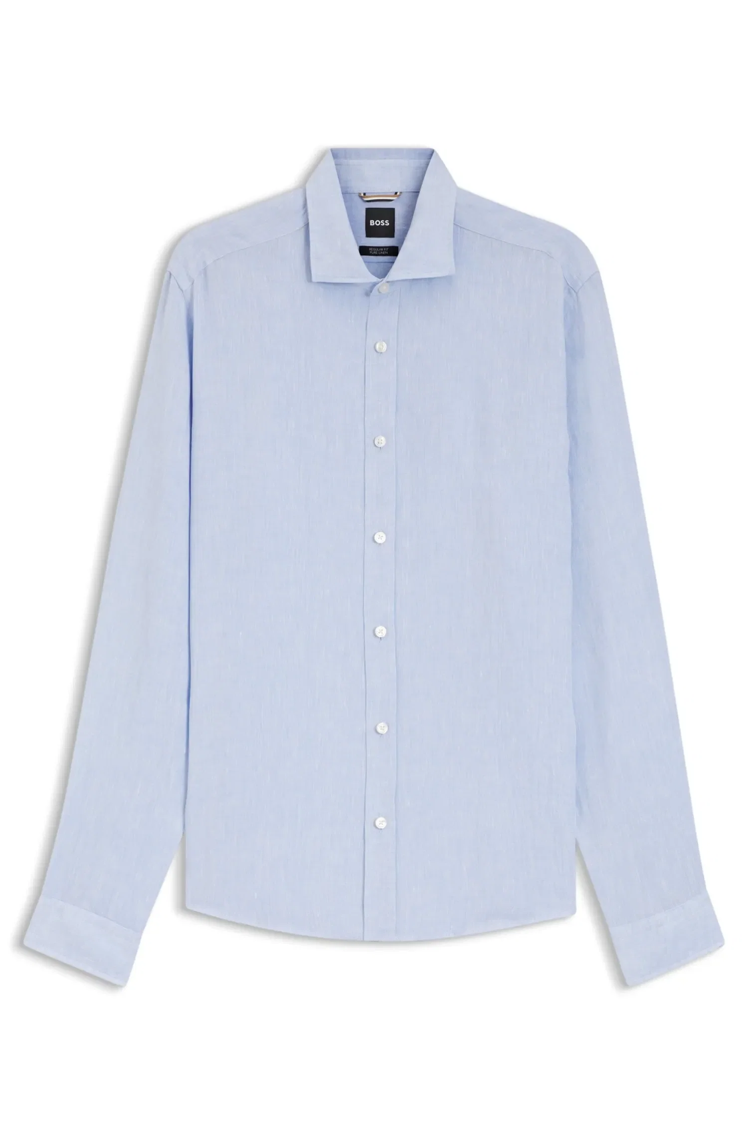 Camisa Regular Fit Em Linho Lavado — imagem 1