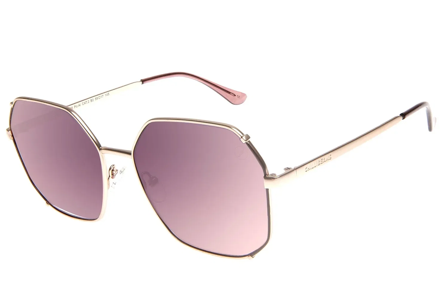 Óculos de Sol Feminino Chilli Beans Redondo Rosé — imagem 1