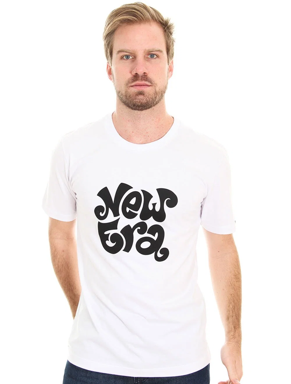 Camiseta New Era Masculina Regular Nature Branca — imagem 1