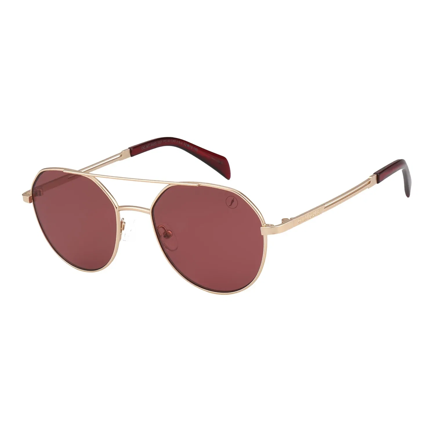 Óculos de Sol Feminino Anitta Metal Aviador Vermelho