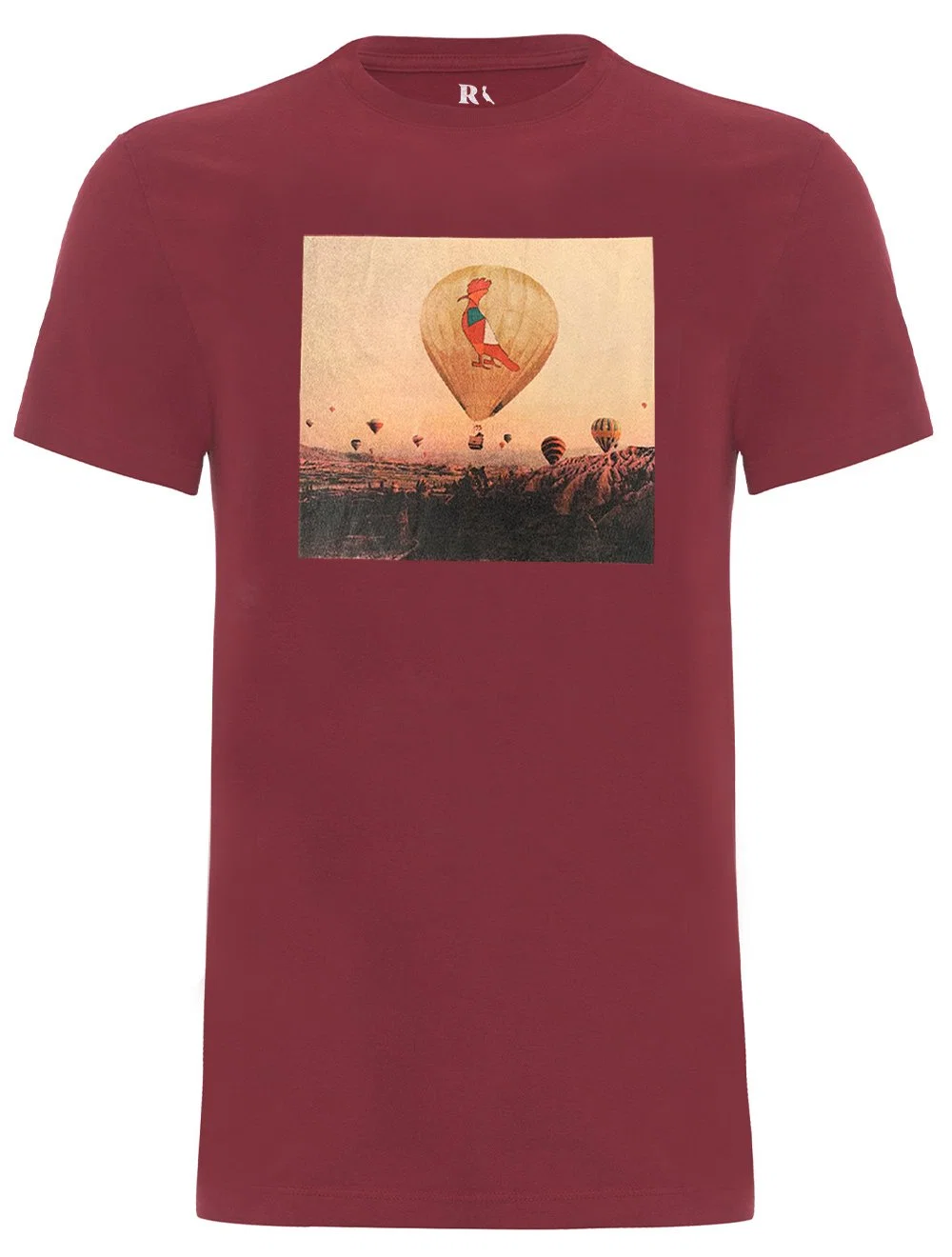 Camiseta Reserva Masculina Woodpecker Balloon Vermelha