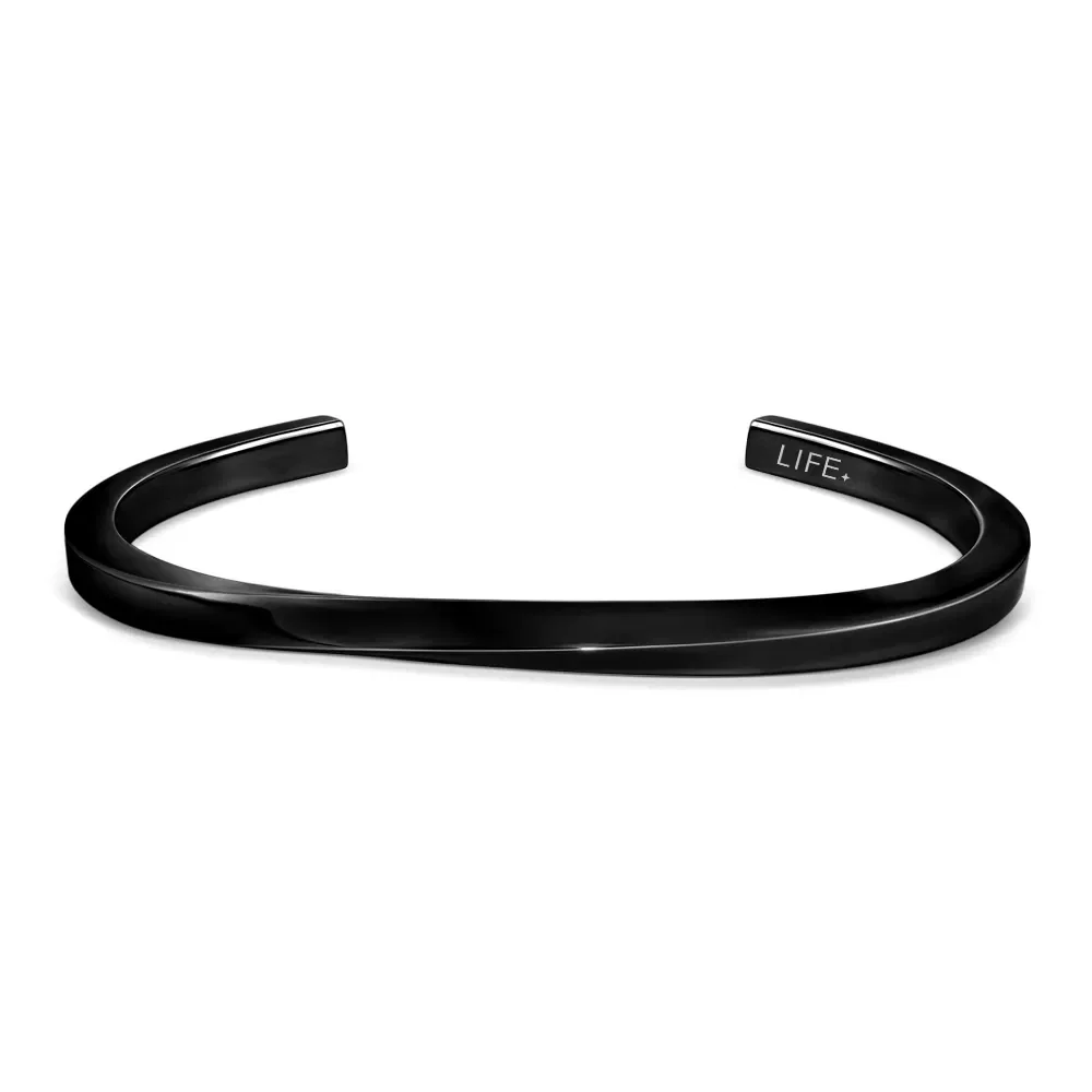 Bracelete Life Torcido I em Aço