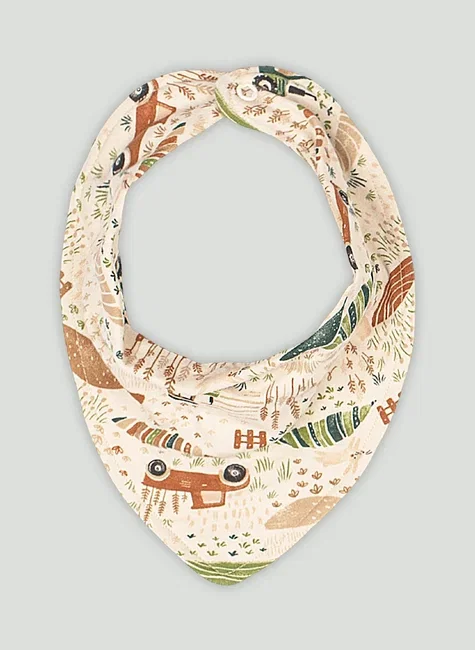 Babador Bandana Essentials para Bebê Menino (Marrom) Up Baby