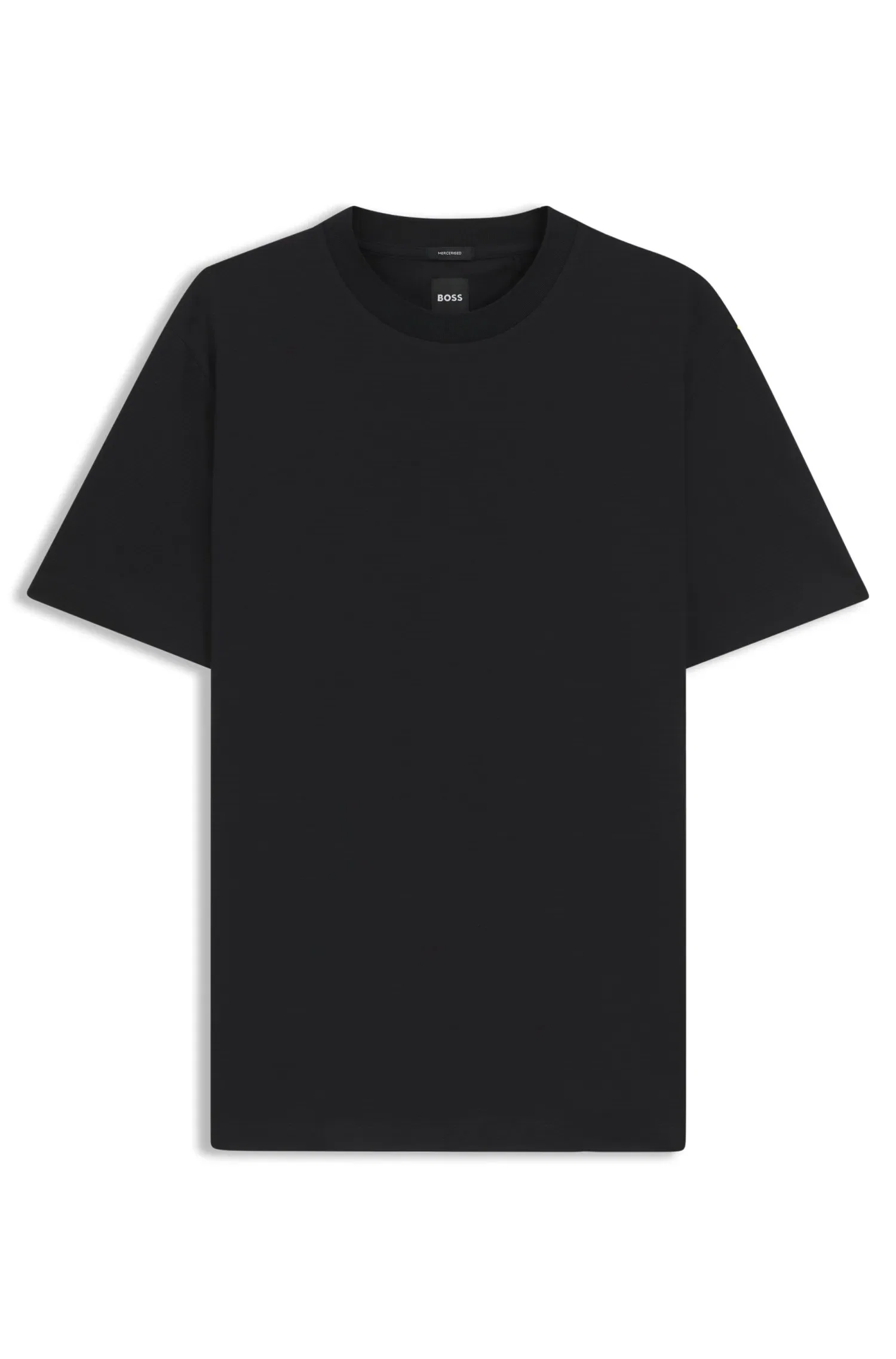 Camiseta Em Algodão Mercerizado Com Micropadrão