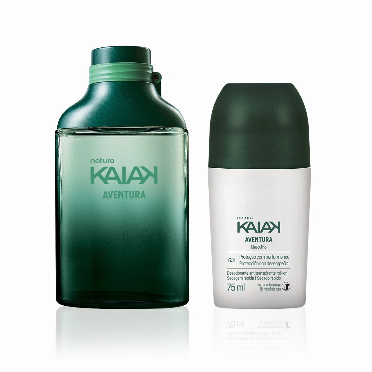 Kit Kaiak Aventura Masculino e Desodorante Roll-on (2 produtos)