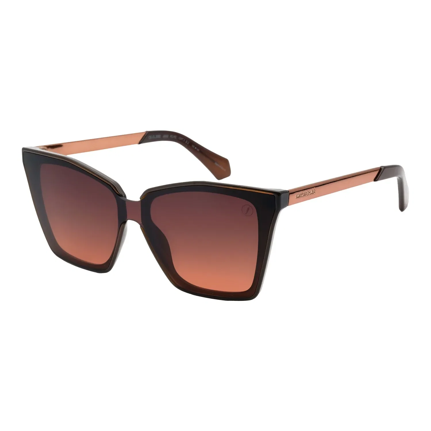 Óculos de Sol Feminino Infinity Quadrado Marrom