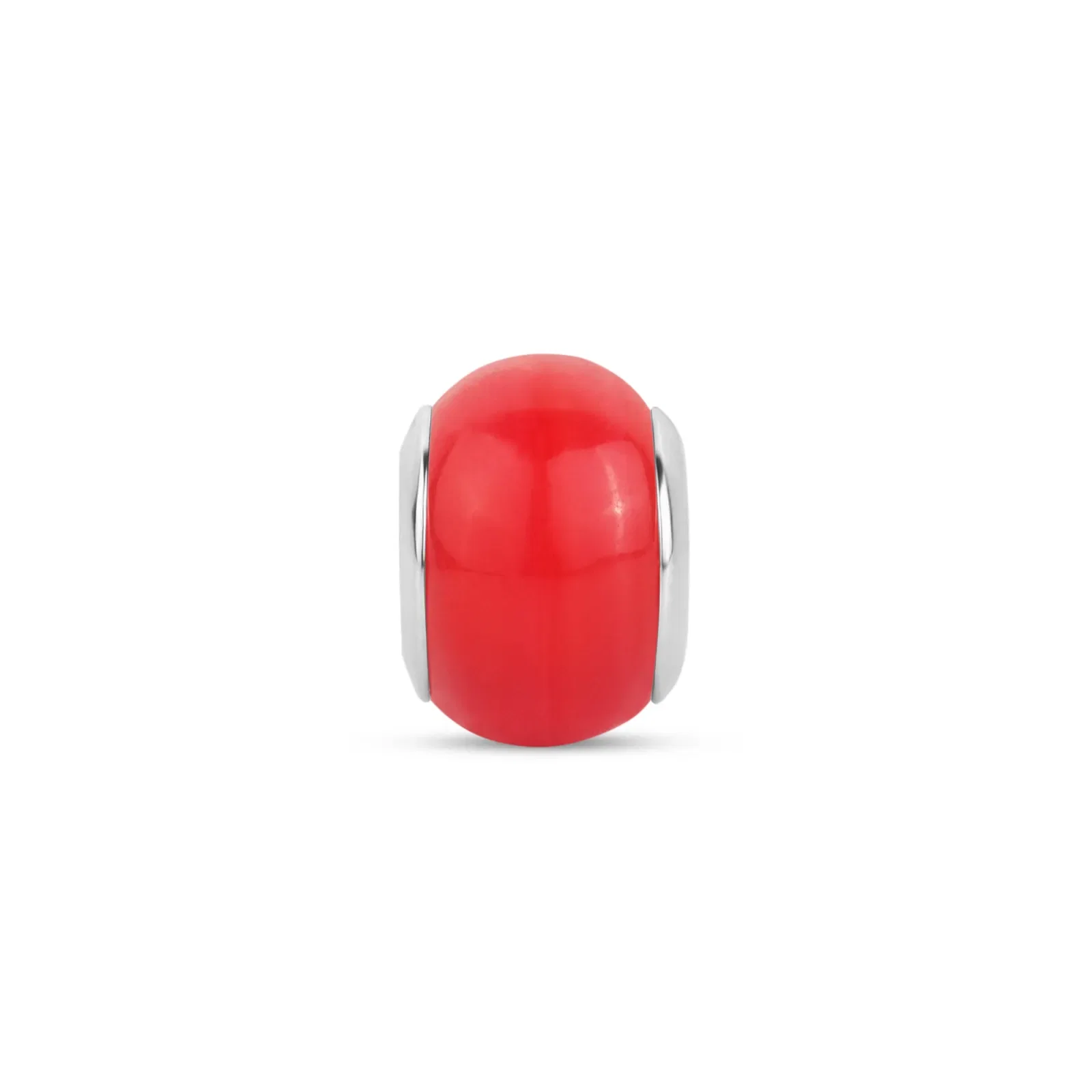 Separador Life Murano Vermelho em Prata 925