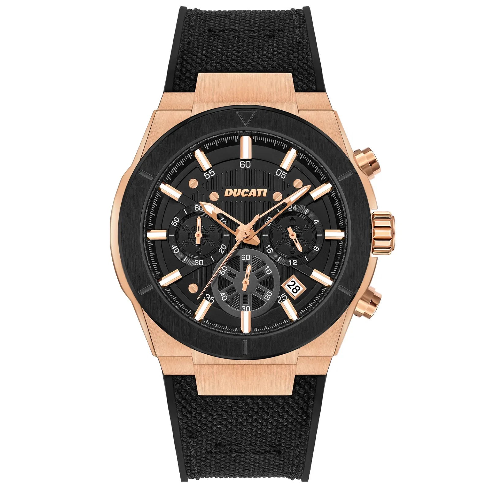 Relógio Ducati DT004 Masculino Silicone e Nylon Preto DTWGO0000901 — imagem 1