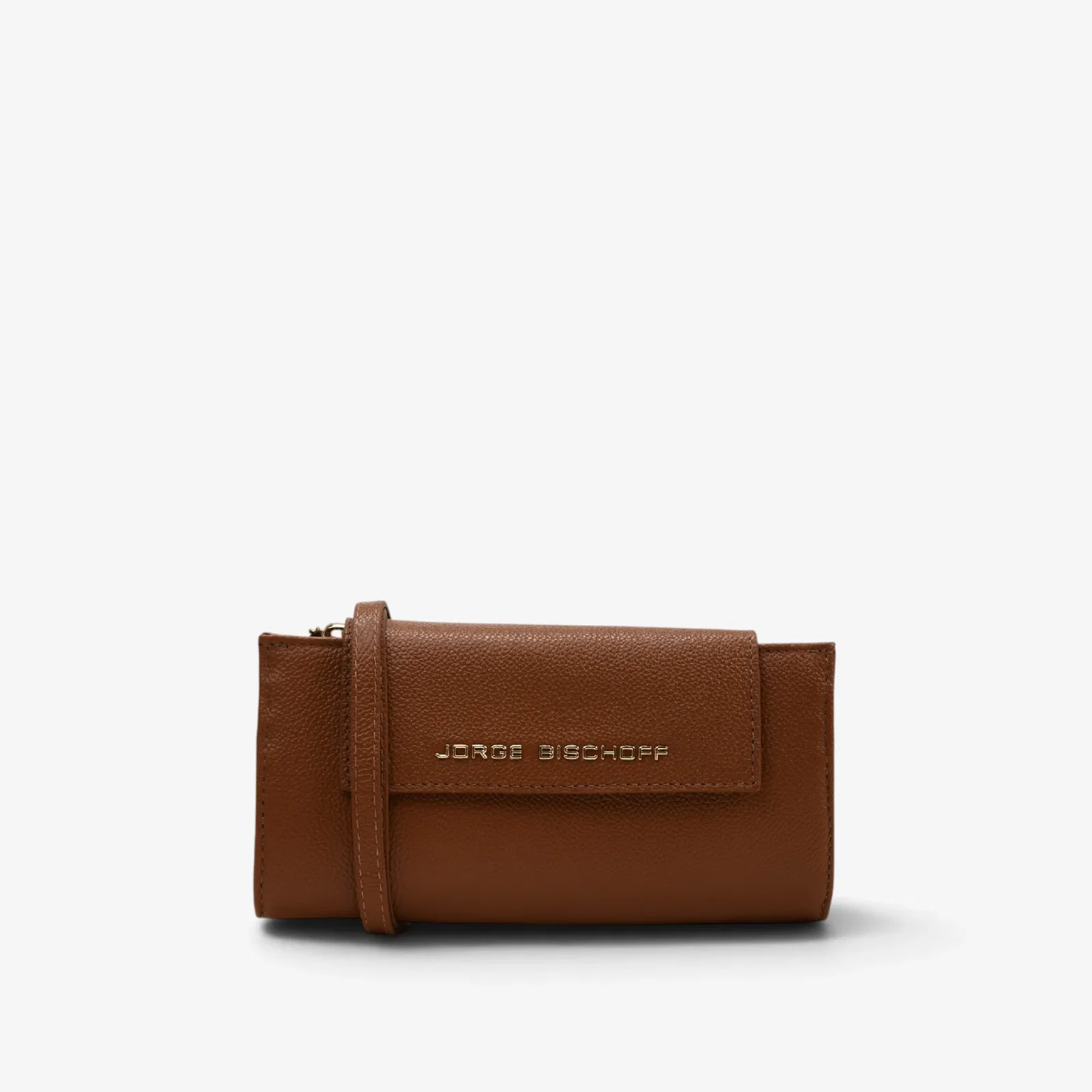 Bolsa Transversal Caramelo Mascavo Couro — imagem 1