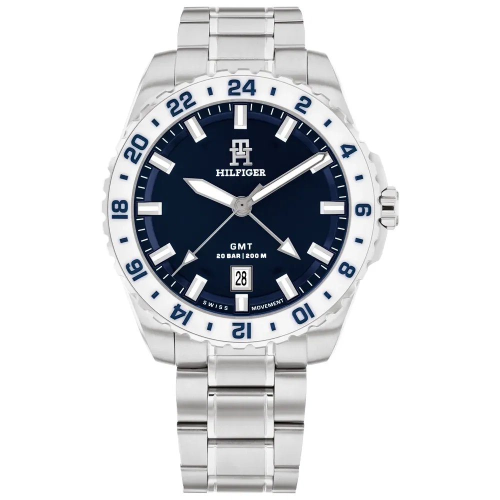 Relógio Tommy Hilfiger Masculino Aço Prateado 1792132
