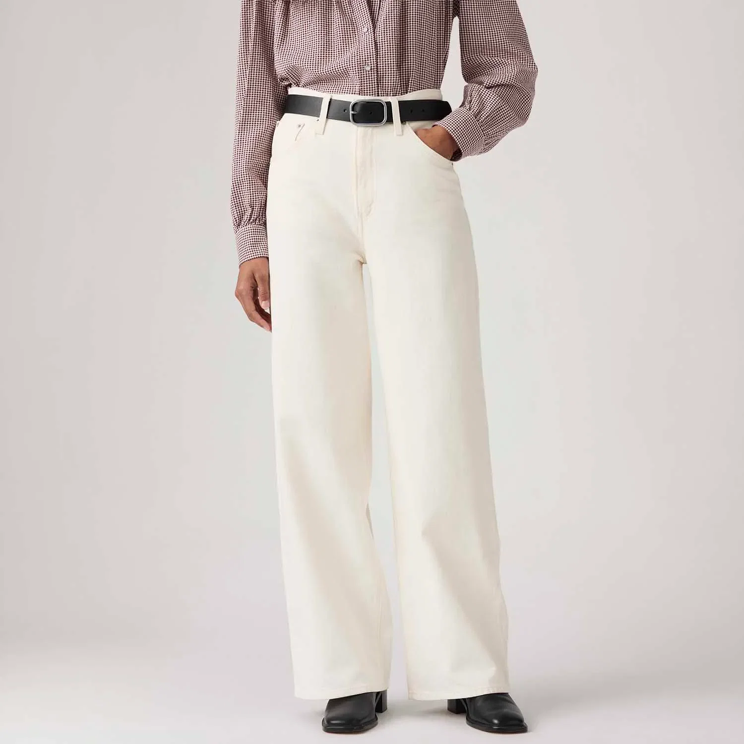 Calça Jeans Levi's® Cinch Baggy Off White — imagem 1