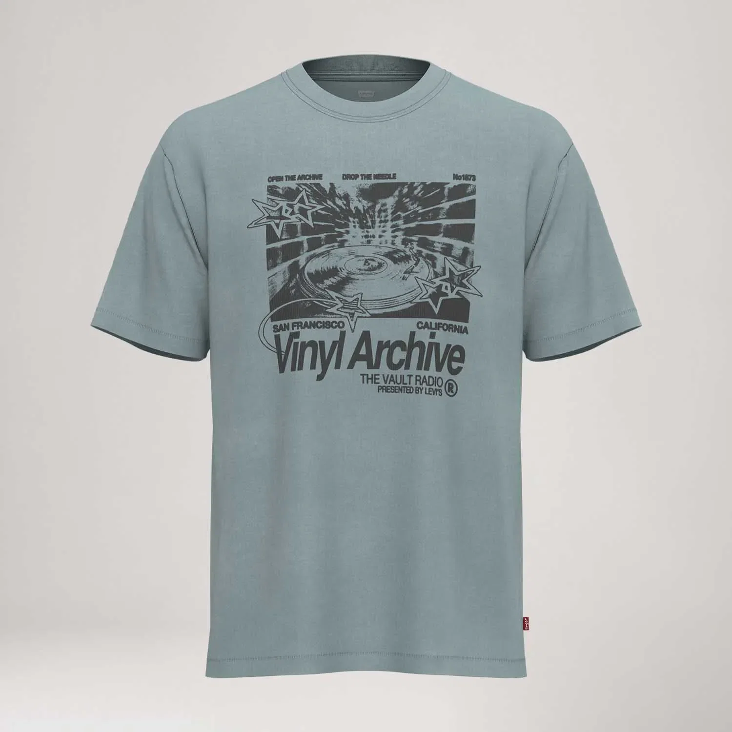 Camiseta Levi's® Vintage Graphic Verde Manga Curta — imagem 1