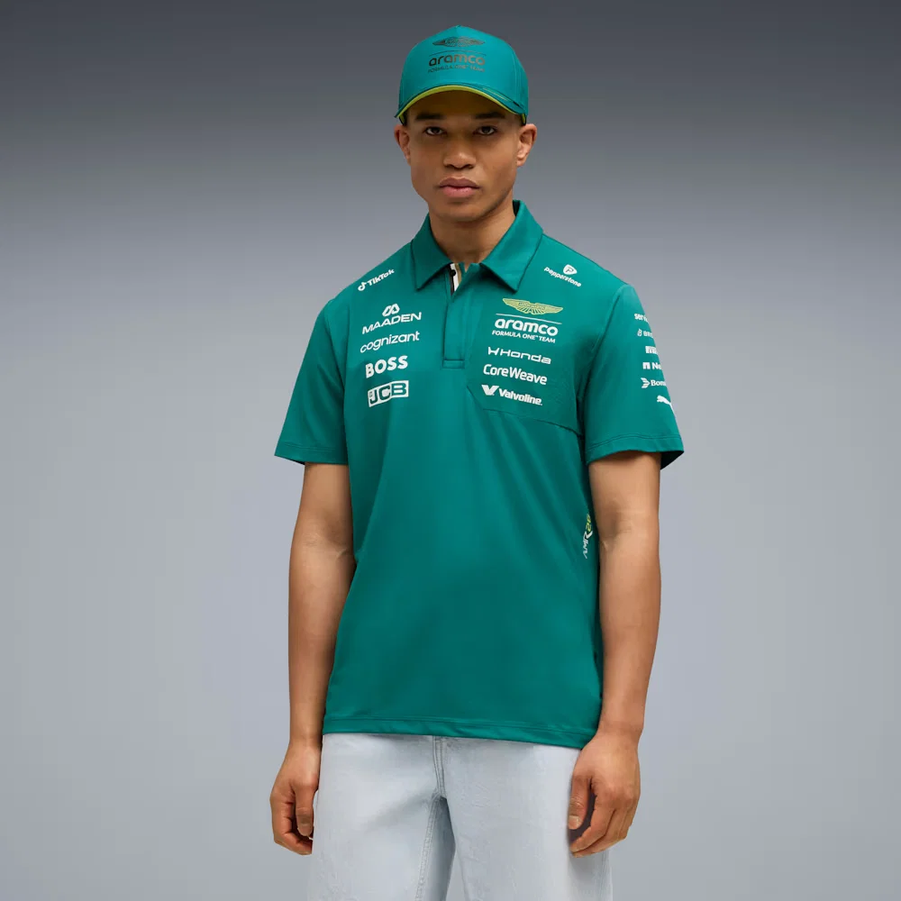 Camiseta Polo Replica Puma x ASTON MARTIN ARAMCO F1® TEAM Unissex
