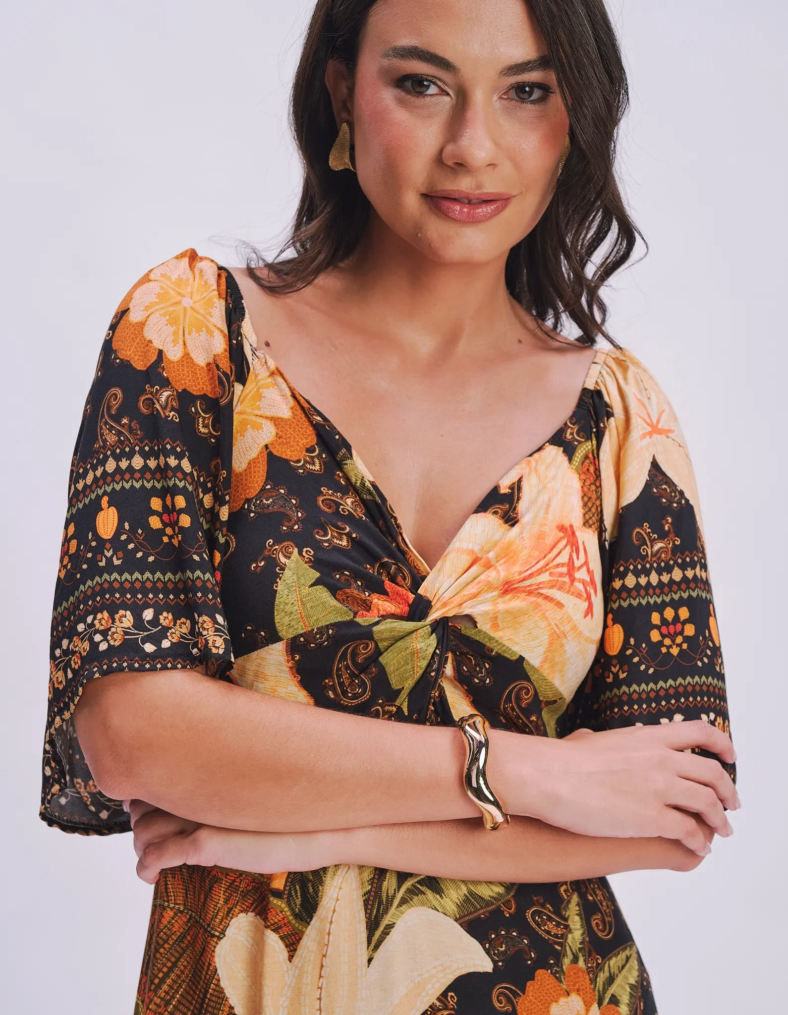 Bracelete Irregular - Dourado