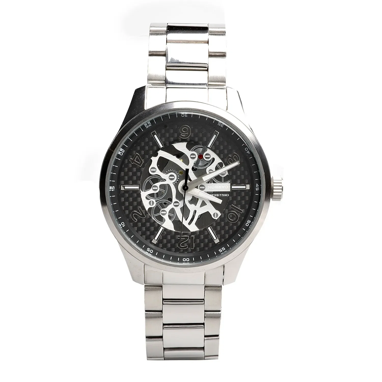 Relógio Automático Masculino Chilli Beans Metal Prata