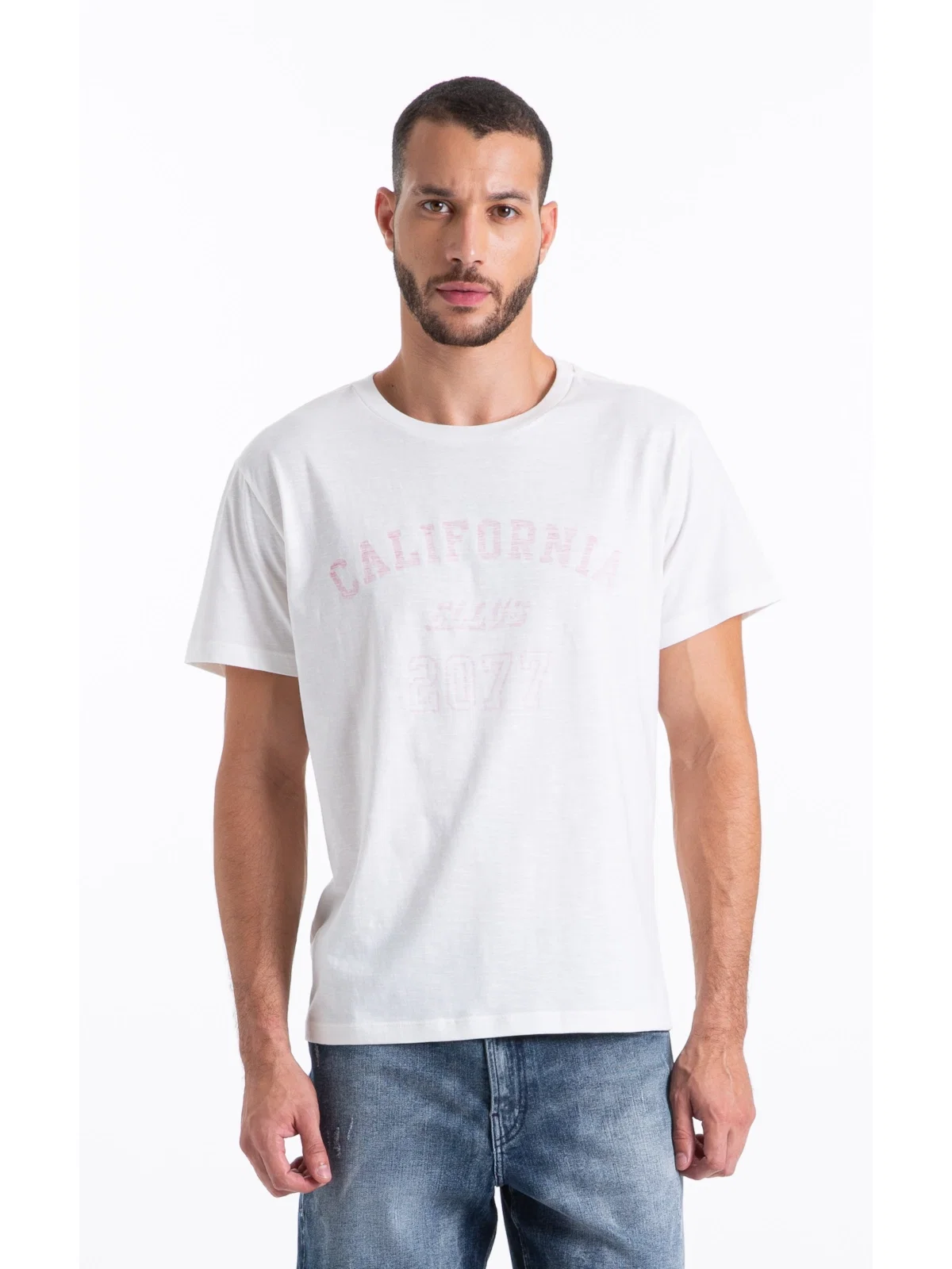 T-Shirt Flamê Fine La Ellus Classic Off White — imagem 1
