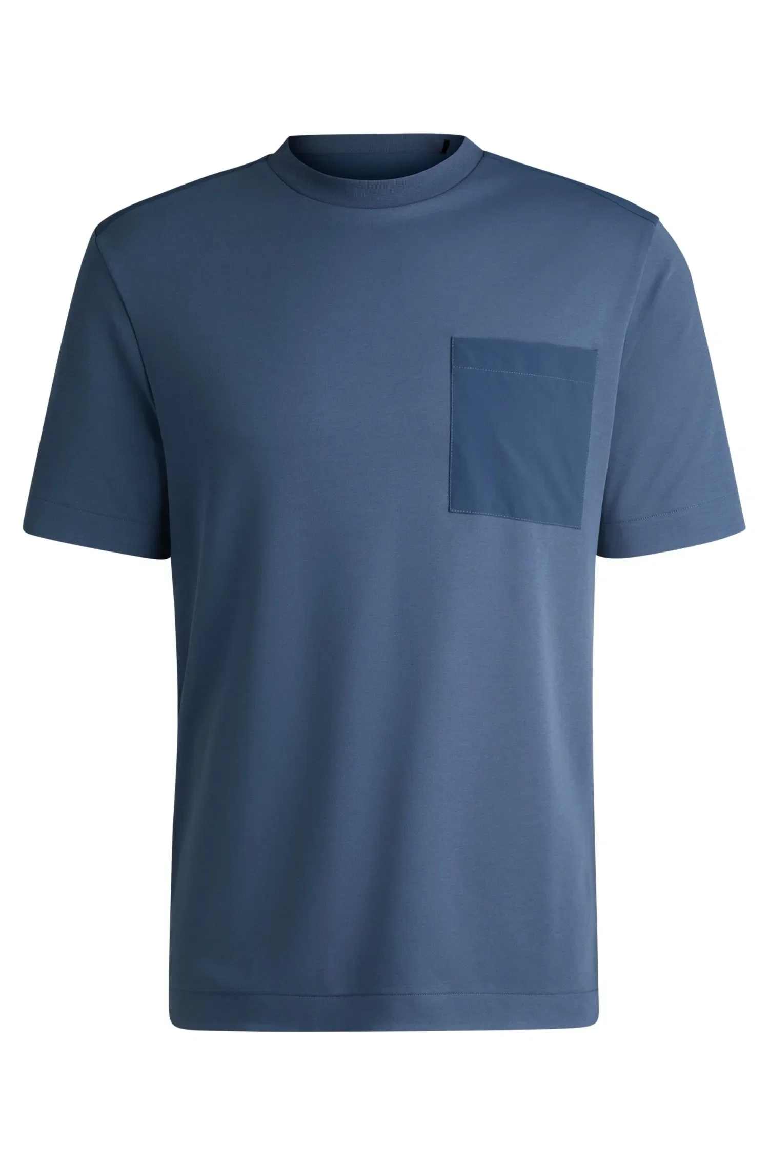 Camiseta De Algodão Com Acabamentos Tonais — imagem 1