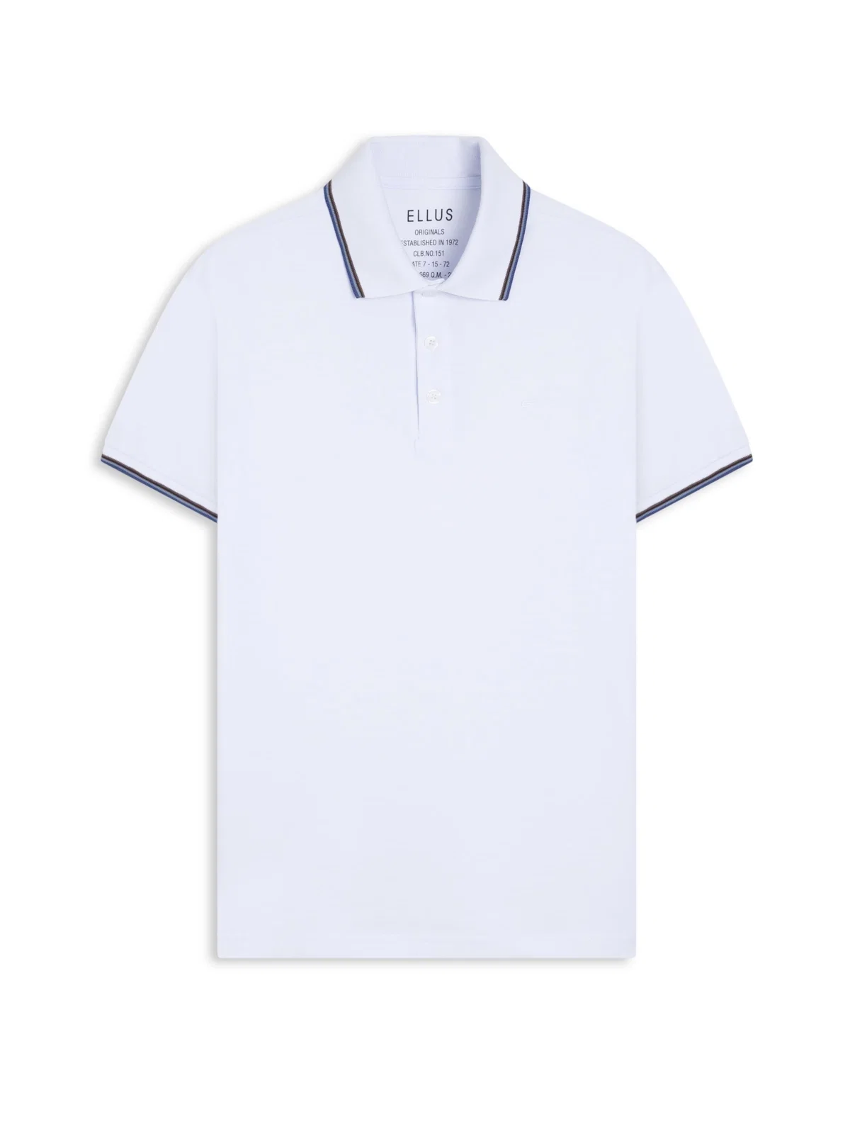 Polo Easa Frisos Classic Mc Branco