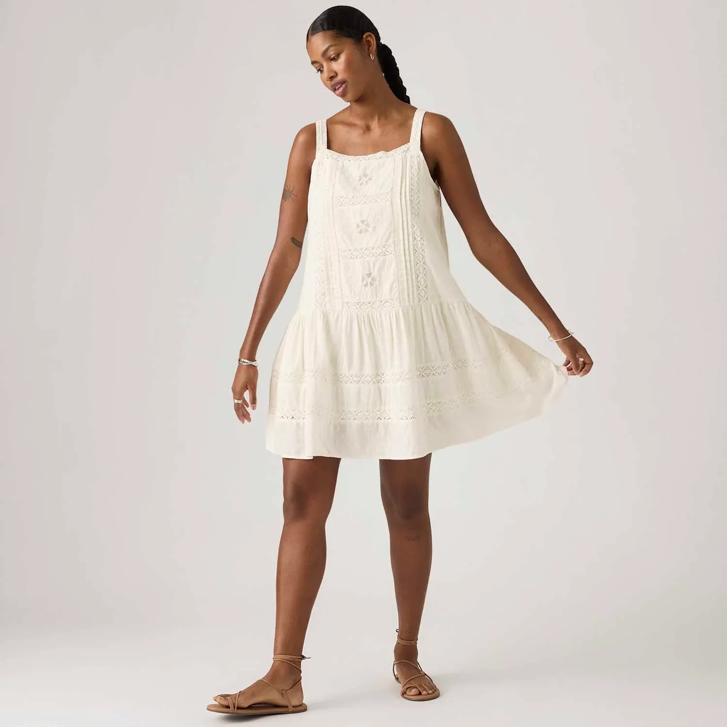 Vestido Levi's® Kate Mini Dress Off White — imagem 1