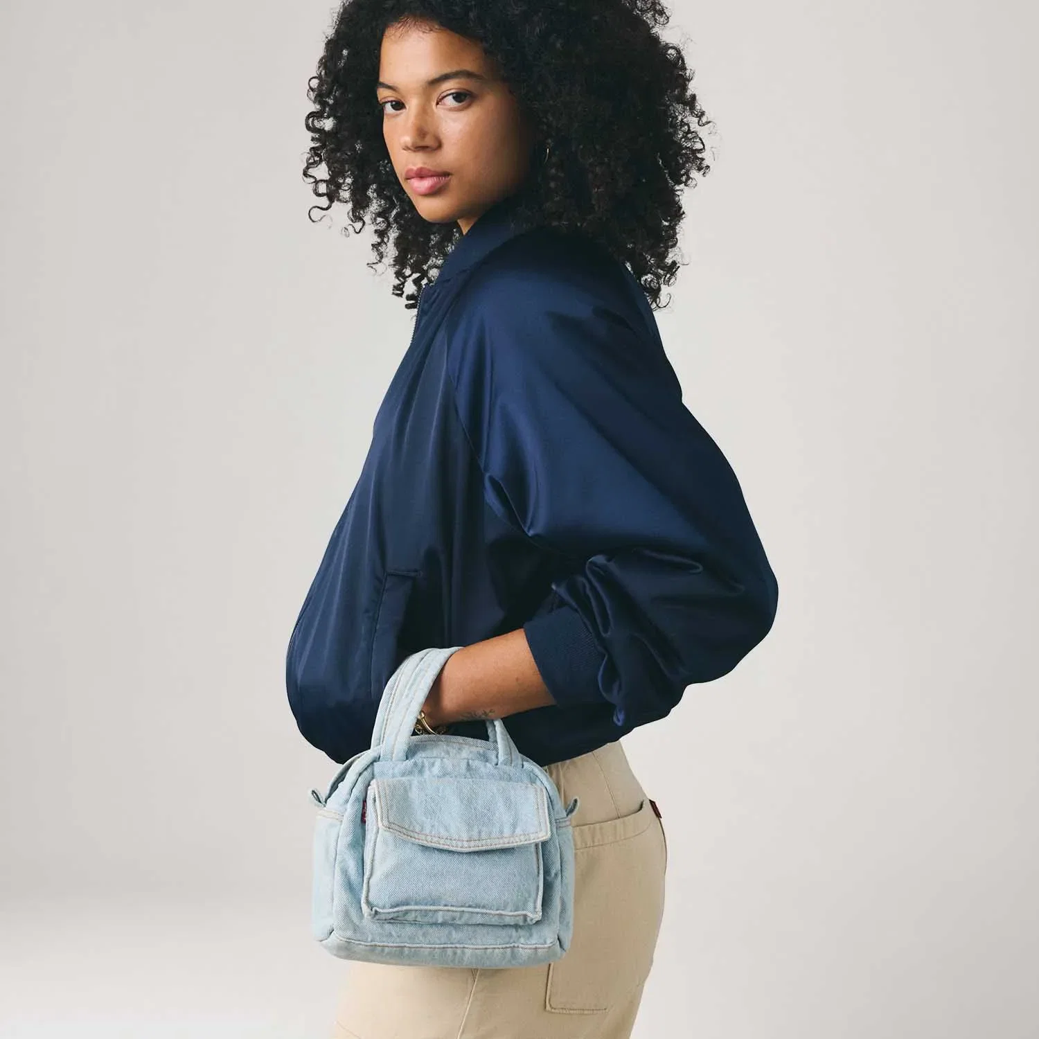 Bolsa Jeans Levi's® Small Blake Lavagem Clara