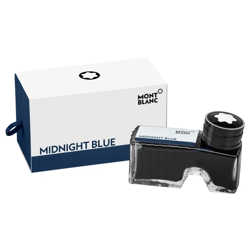 Tinteiro Montblanc Midnight Blue Azul 60 ml - 109204 — imagem 1