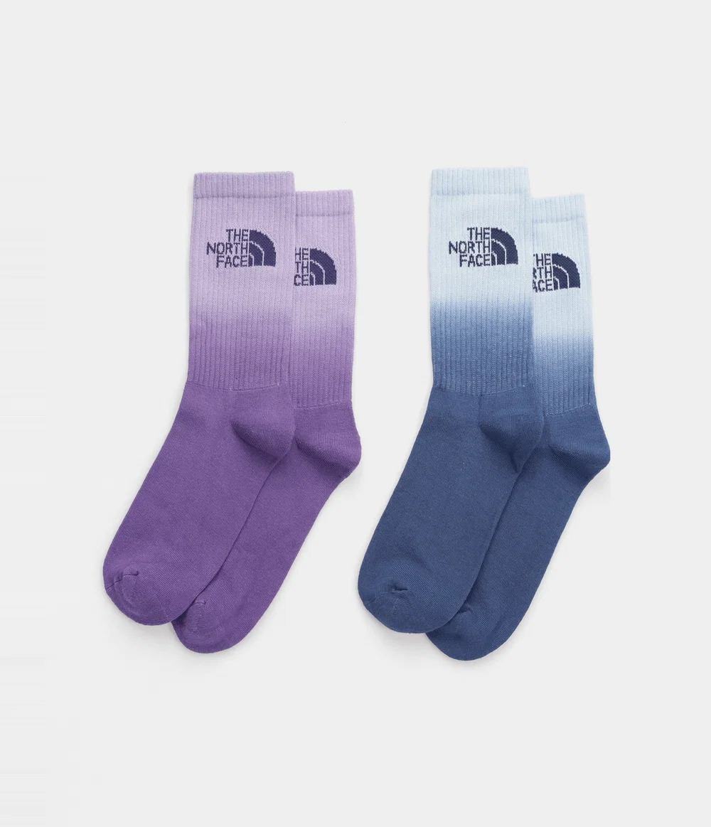 Meia Everyday Crew Dip Dye 2P Purple Mint / Peak Purple