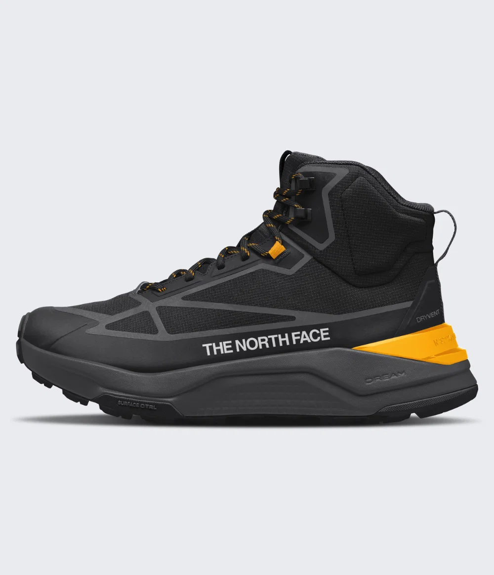 Bota Masculina Fastpack Mid WP TNF Black / Summit Gold