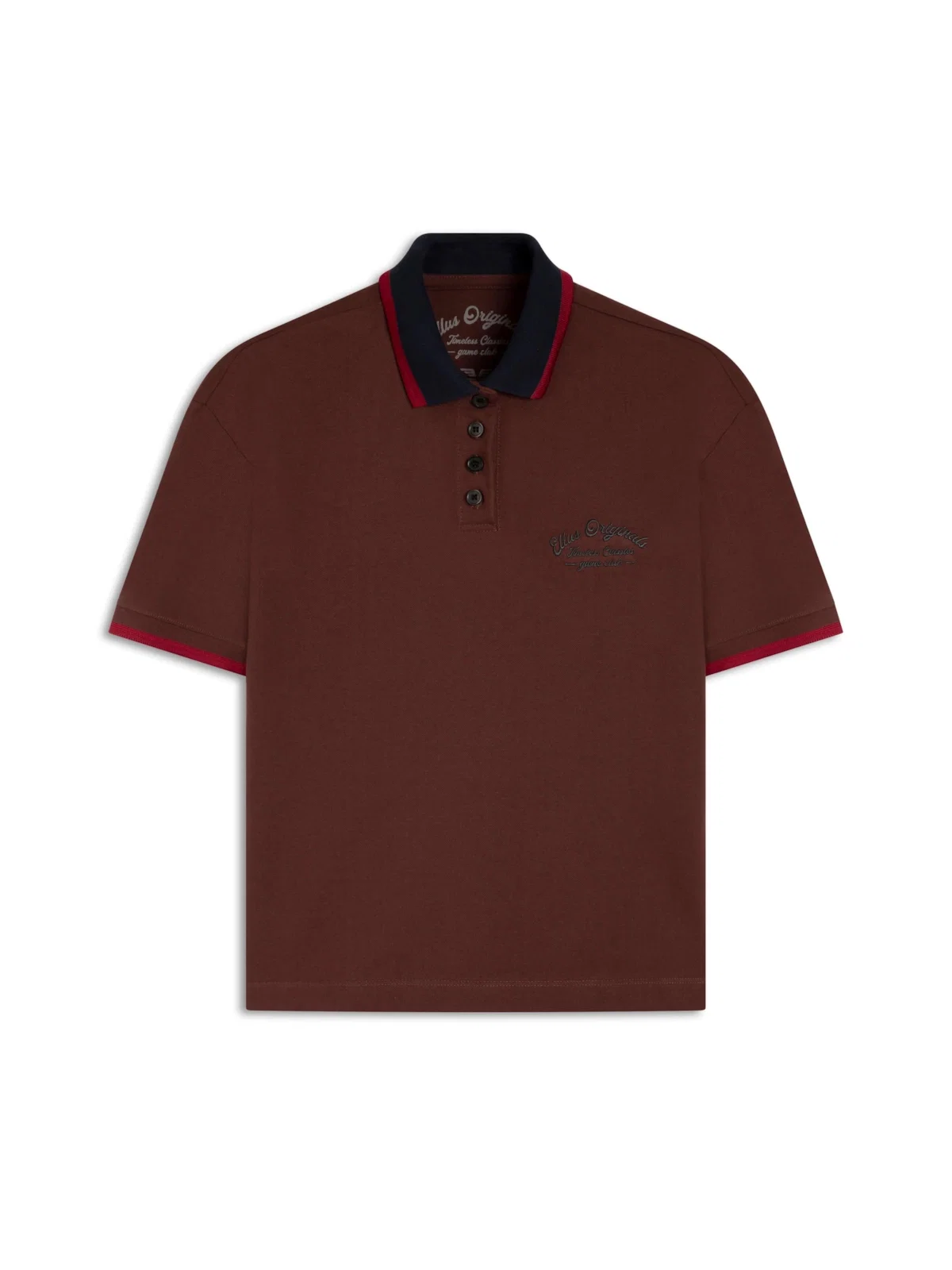 Polo Boxy Ellus Originals Bordeaux — imagem 1