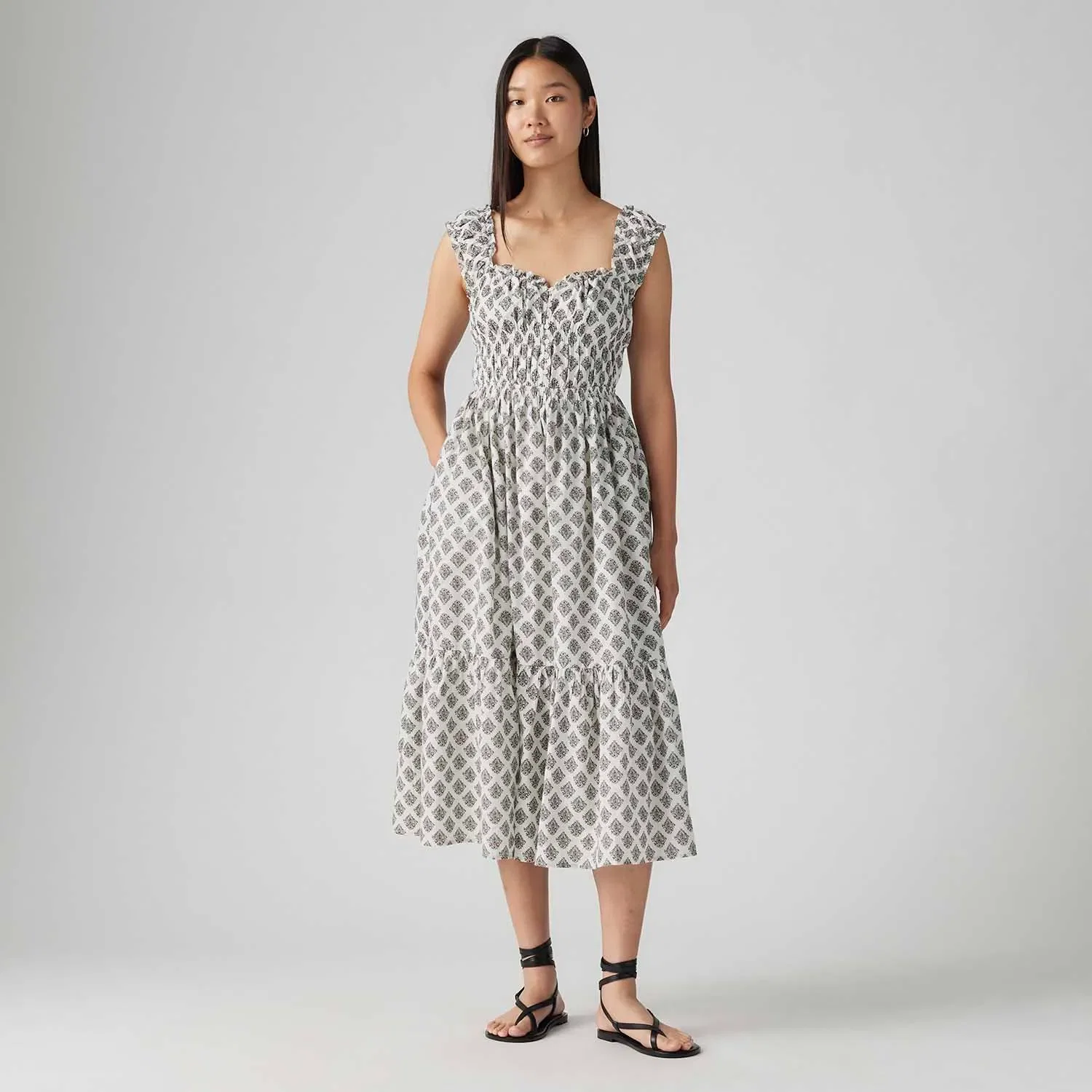 Vestido Levi's® Amaya Branco Estampado