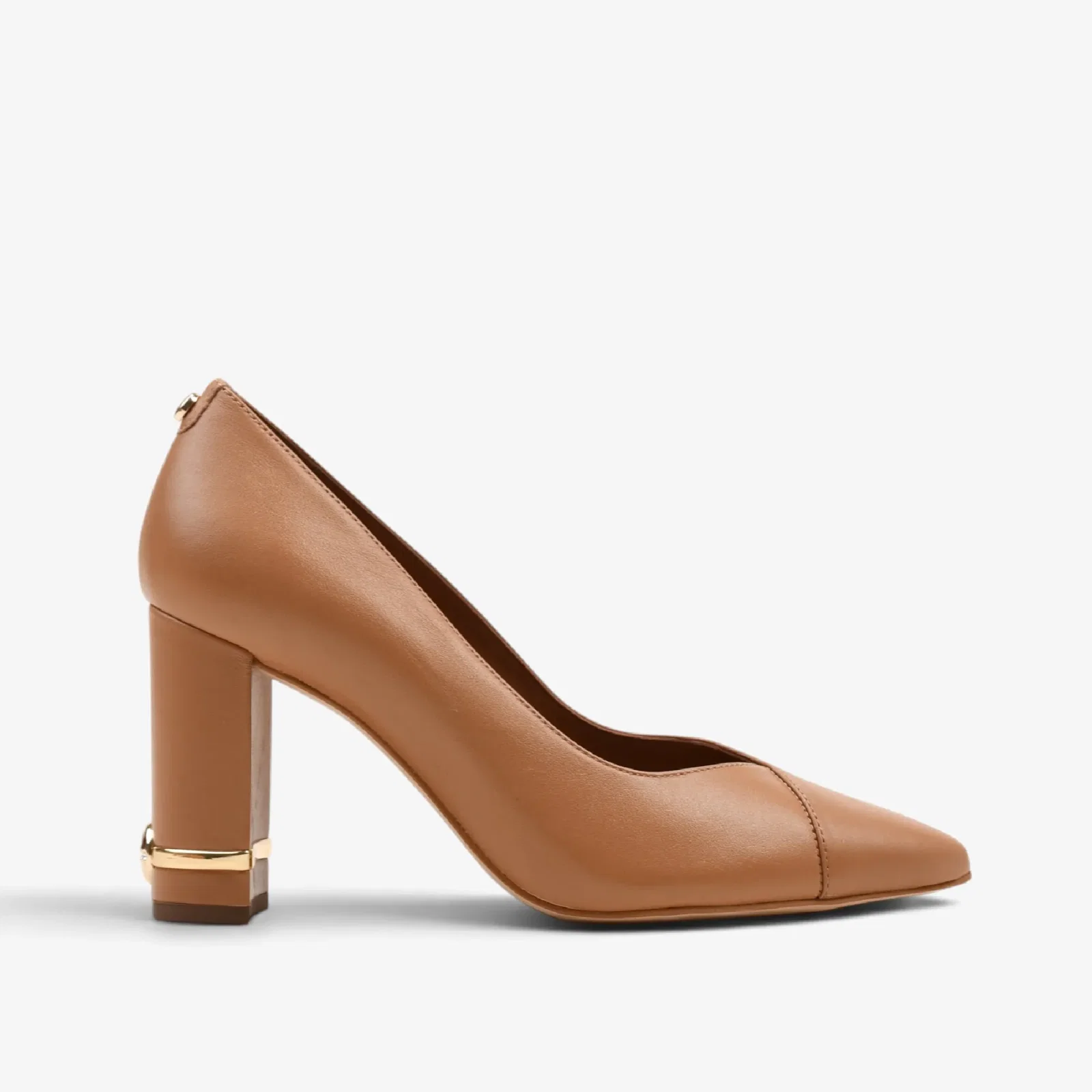 Scarpin Caramelo Álamo Couro — imagem 1
