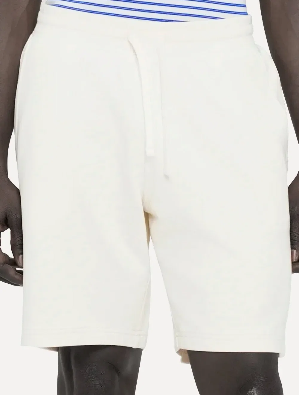Bermuda Tommy Hilfiger Moletom Masculina Essential Terry Off White