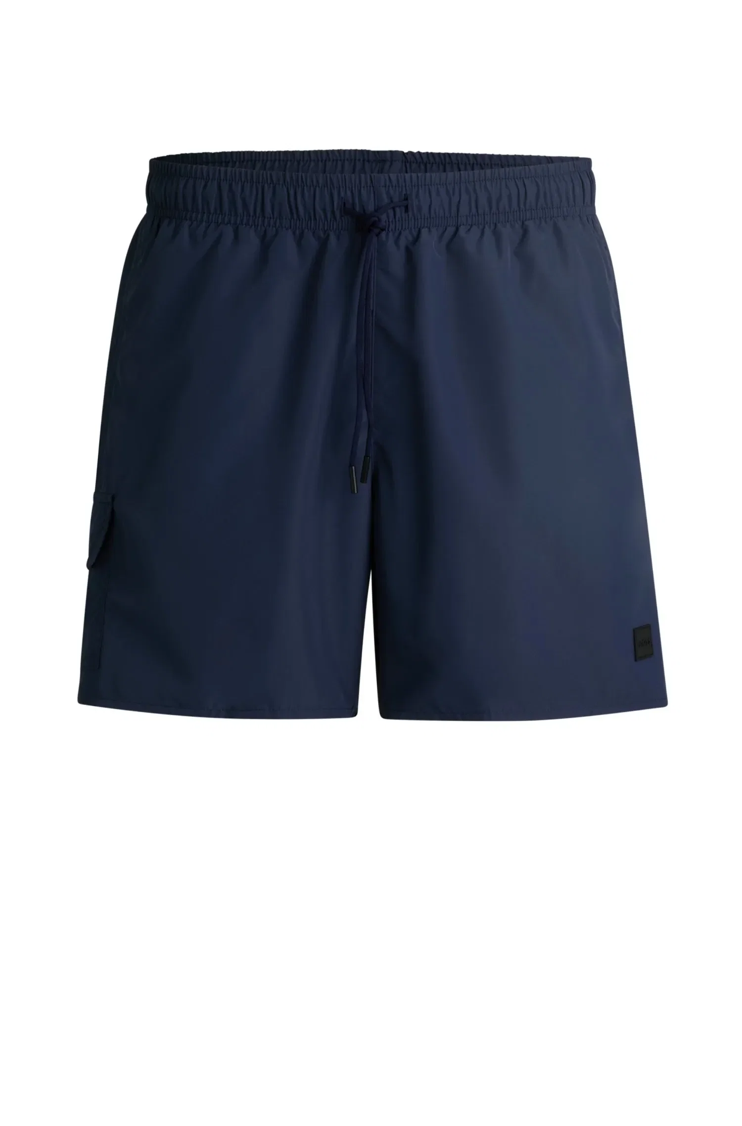 Shorts De Banho Com Bolso Cargo Com Emblema Com Logo