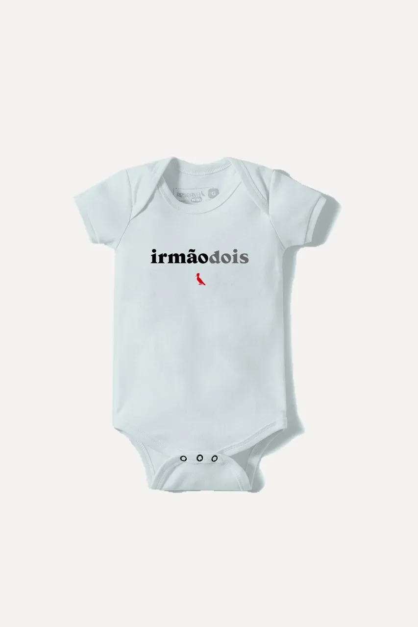 Body RESERVA MINI Bebê Irmão Dois