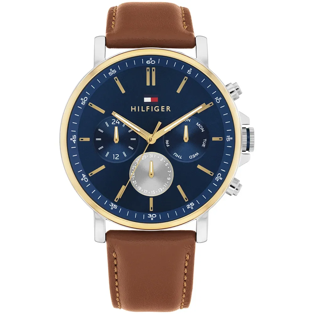 Relógio Tommy Hilfiger Tyson Masculino em Couro Marrom 1710703
