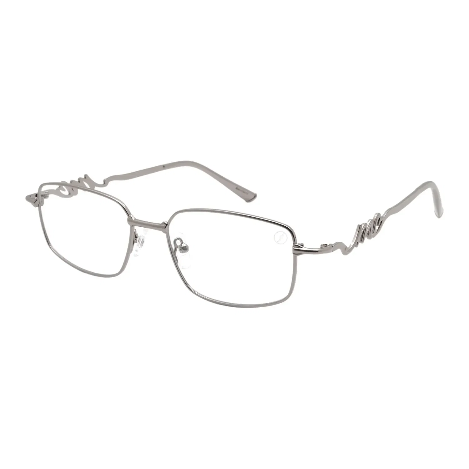 Óculos de sol Feminino Maldito Paris Metal Quadrado Transparente — imagem 1