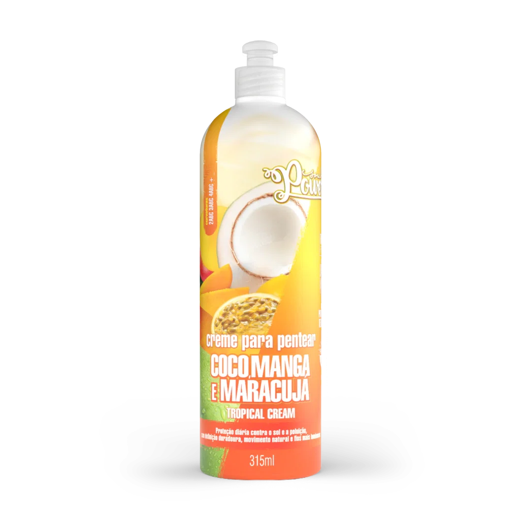 Creme para Pentear Soul Power Tropical Cream Coco, Manga e Maracujá 315ml