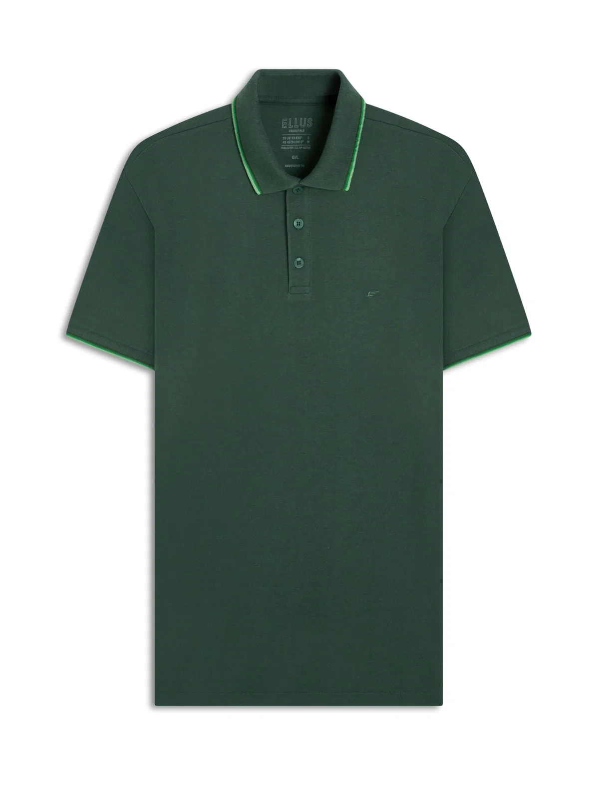 Polo Piquet Melange Easa Classic Bottle Mescla — imagem 1