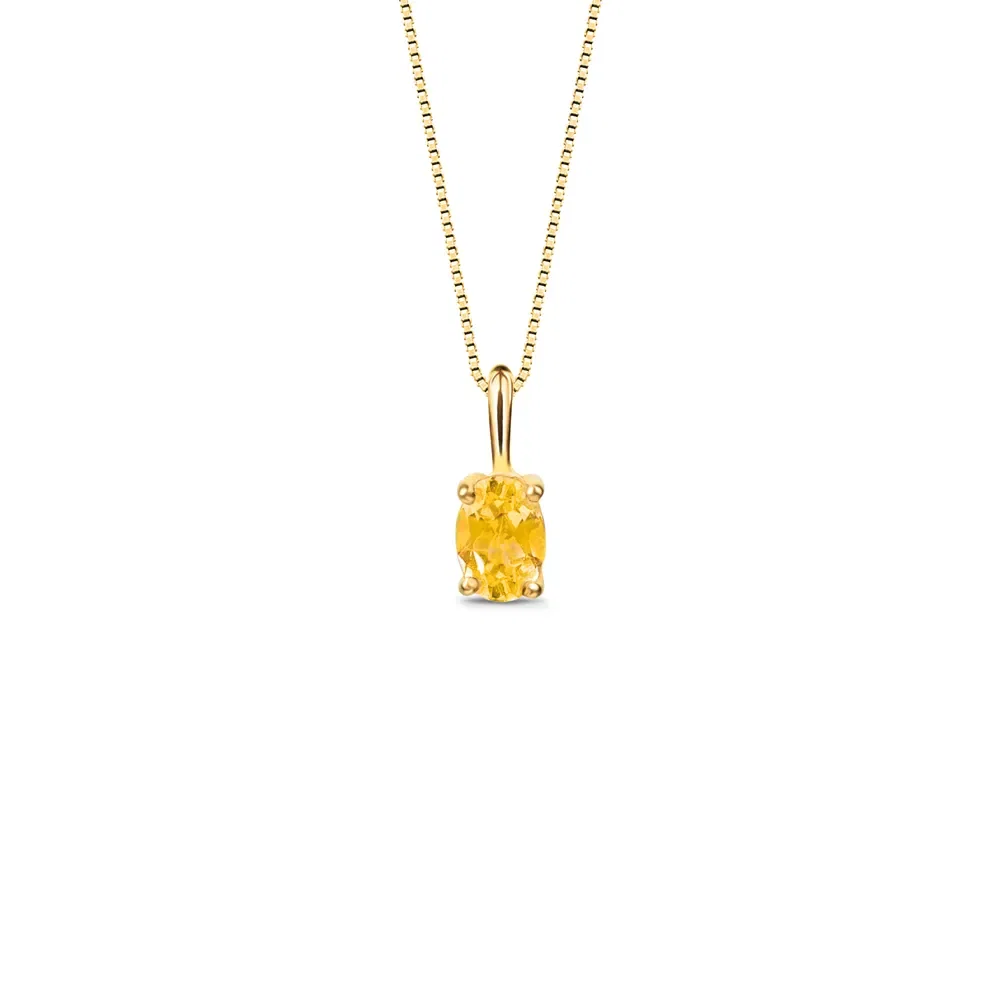 Pingente Cores em Ouro Amarelo 18k e Citrino — imagem 1