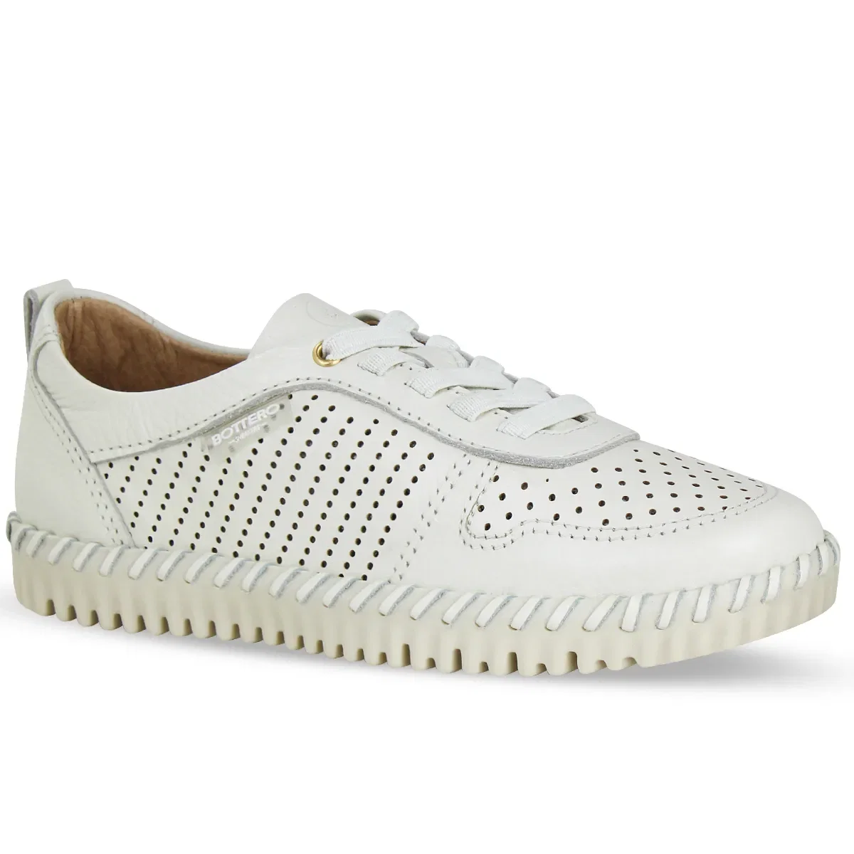 Tênis Couro Burnish Off White