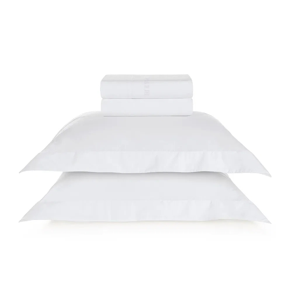 Jogo de Cama King 100% Algodao Egípcio Piera Branco — imagem 1