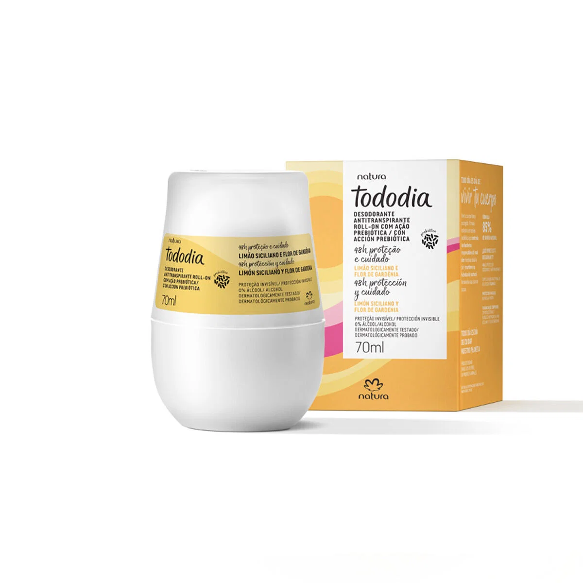 Desodorante Rollon Tododia Limão Siciliano e Flor de Gardênia 70 ml — imagem 1