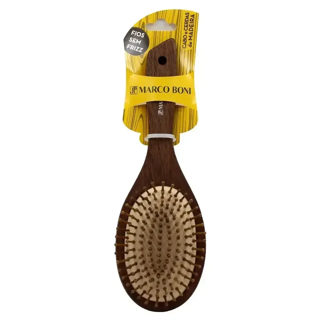 Escova de Cabelo Marco Boni Oval Wood Line