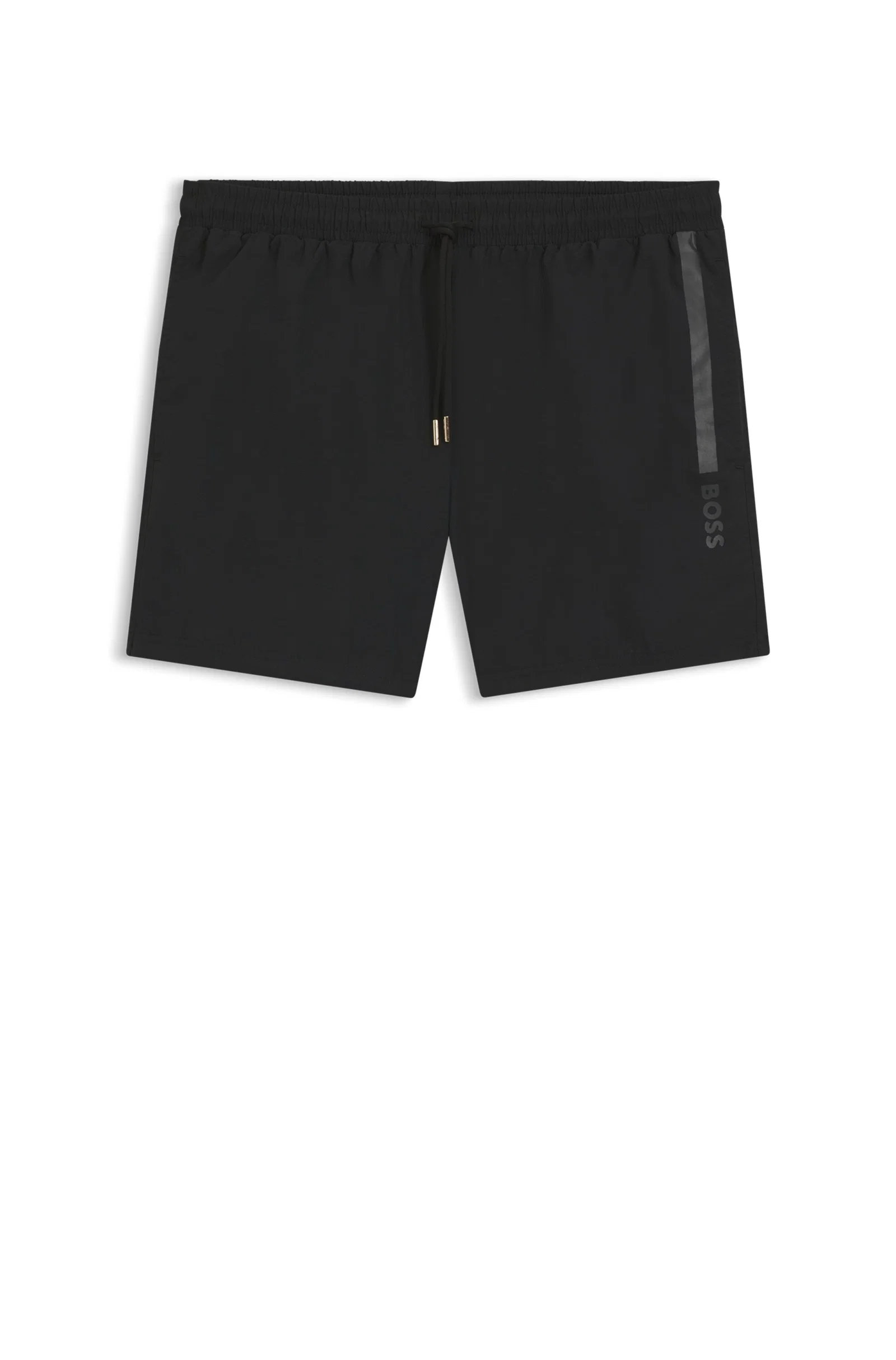 Shorts De Banho Com Logo Metalizado — imagem 1