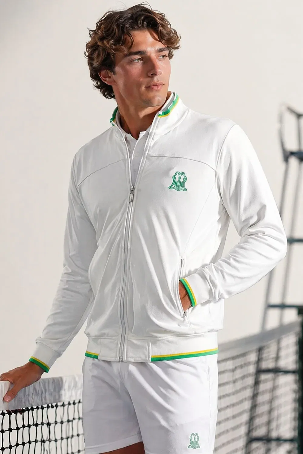 Jaqueta Esportiva Helanca Polo Wear Branca