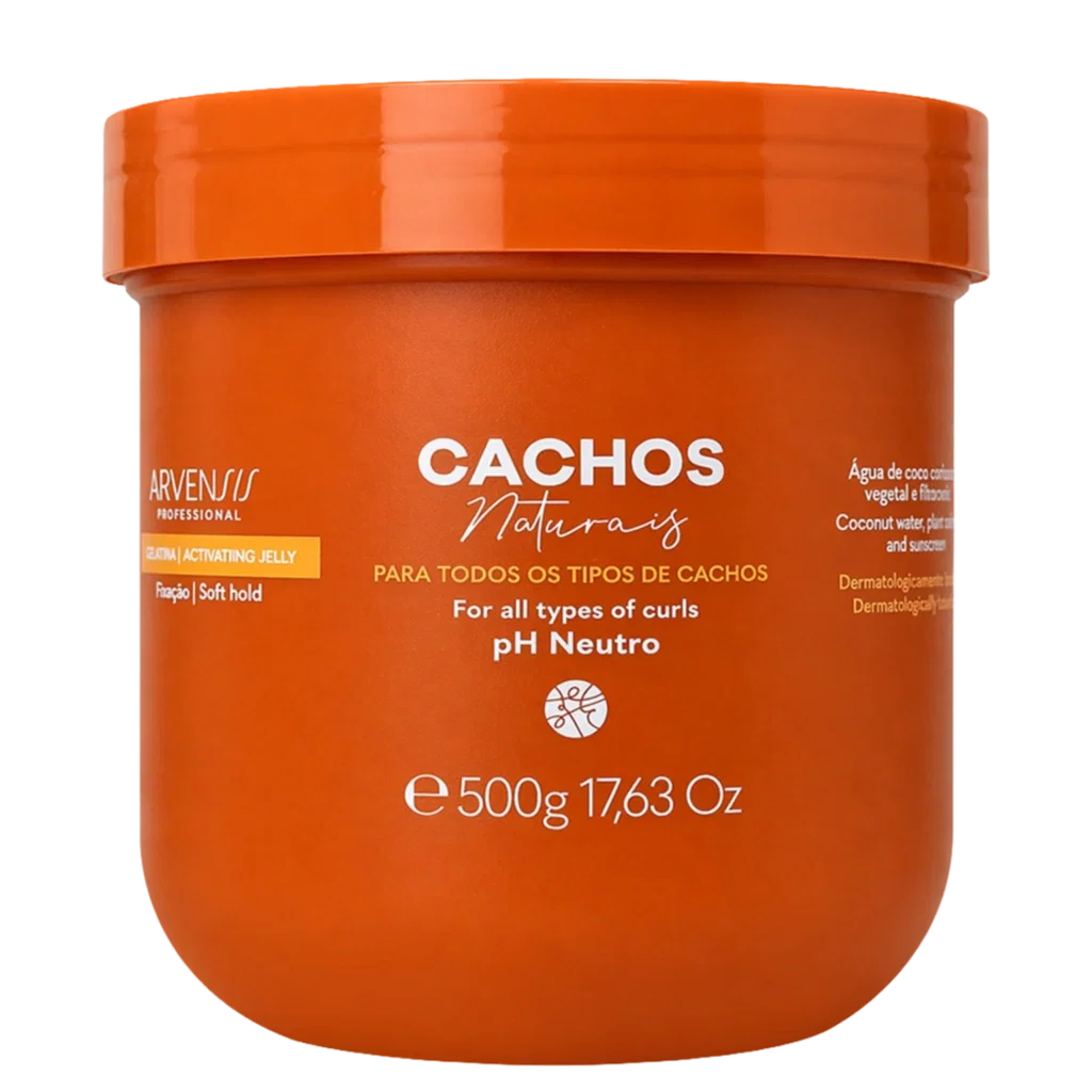 Geleia Ativadora Arvensis Cachos Naturais Suave Fixação 500g