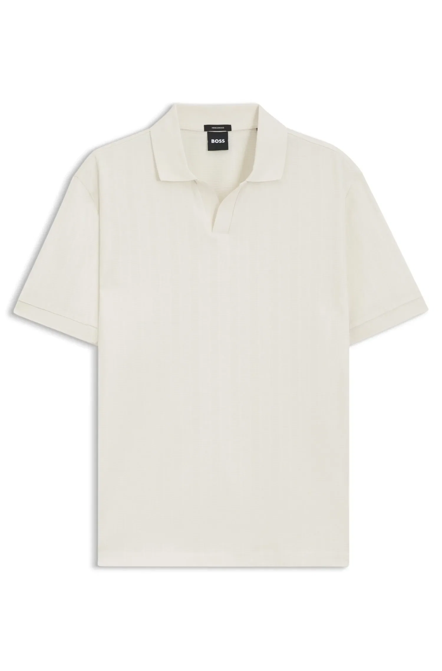 Polo Em Jacquard De Algodão