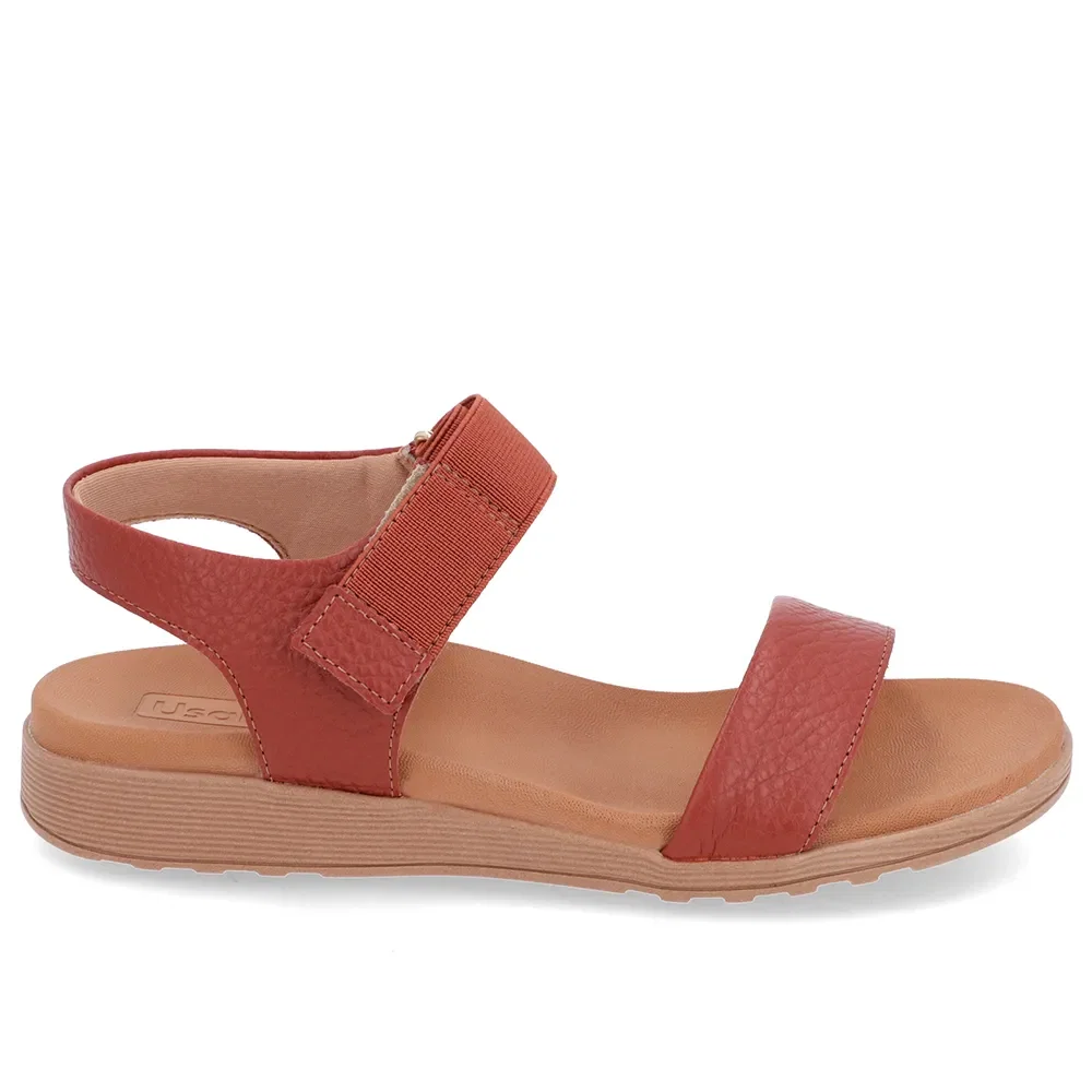 Sandália Casual Couro Marrom — imagem 1