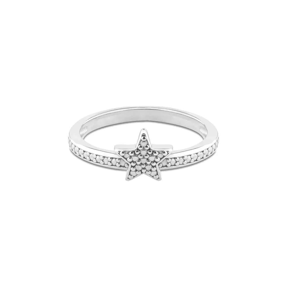 Anel Life Star em Prata 925
