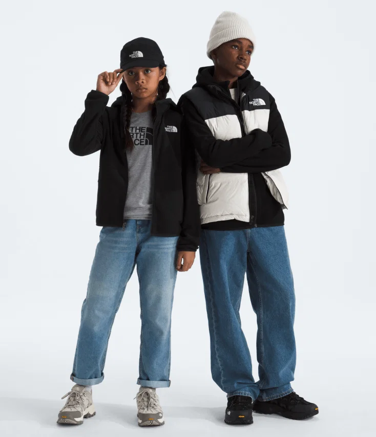 Fleece Infantil Teen Glacier Full Zip Hoodie TNF Black